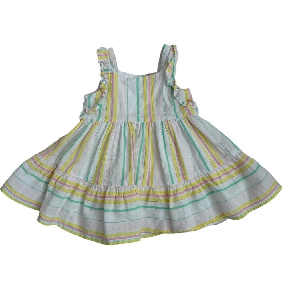 Baby B’gosh pastel striped dress 9 months